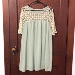 COPY - Hot and Delicious Mint Green with Lace Dre…